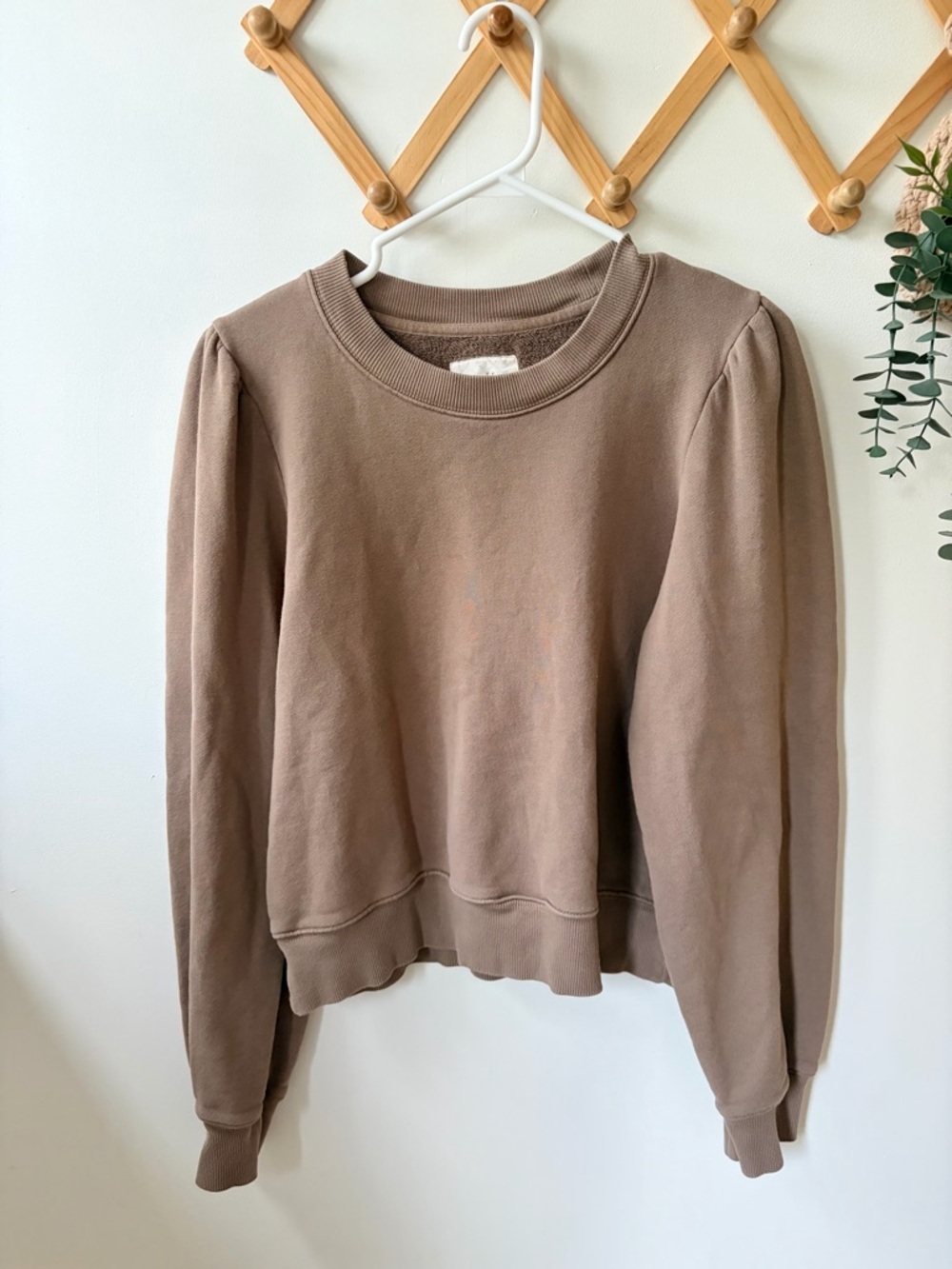 Wilfred Free Terry Fleece Sweatshirt *BROWN* - Picture 2 of 5